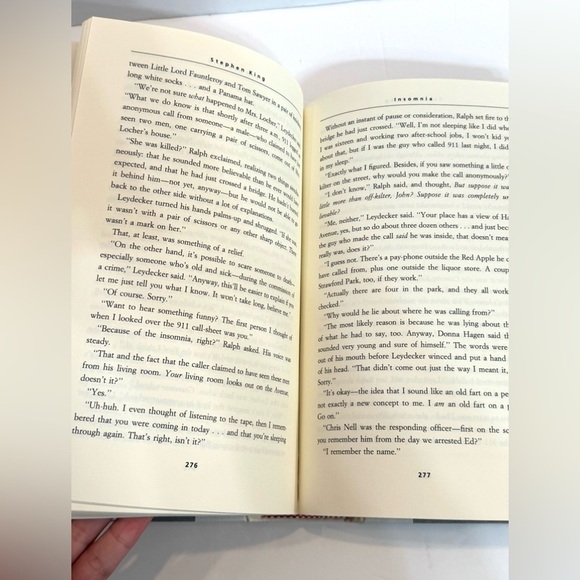 Stephen King Novel Insomnia Hard Cover Copy 1994 Horror Suspense Book - Picture 7 of 11